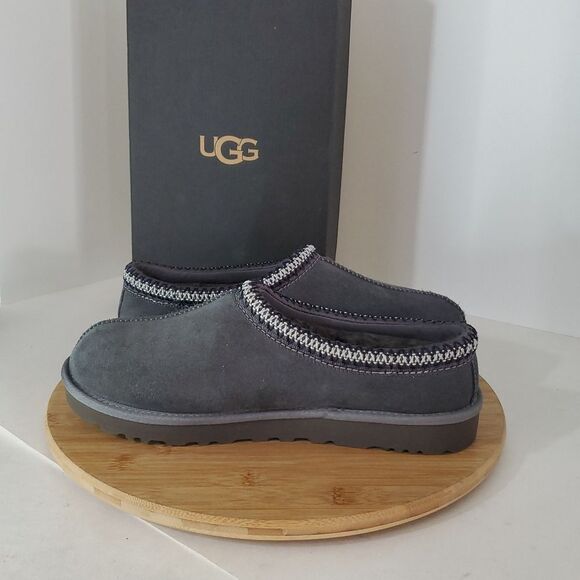 UGG Tasman Slipper Men's US 9 Dark Grey Wool NEW - Picture 8 of 15